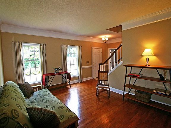 Living Room with beautiful wood flooring