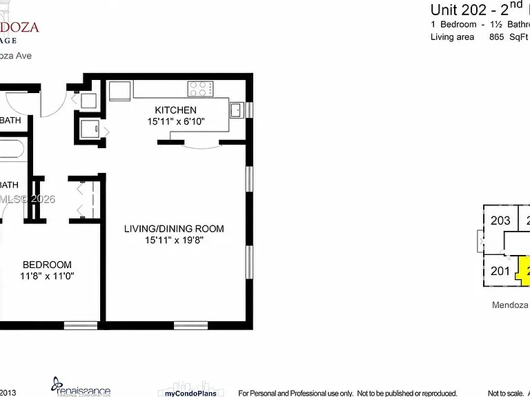 115 Mendoza Ave #202 — Photo 7