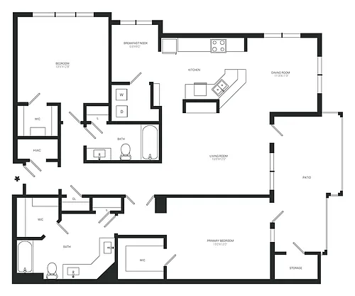 Floor plan The Magnolia