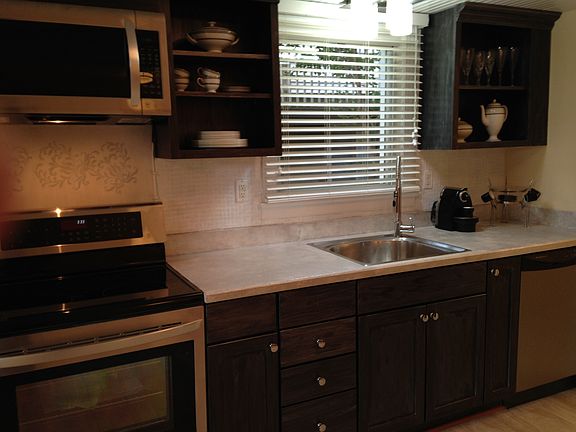 New imprinted custom cement countertop