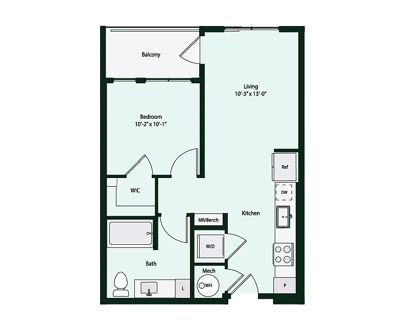 Floor plan E1