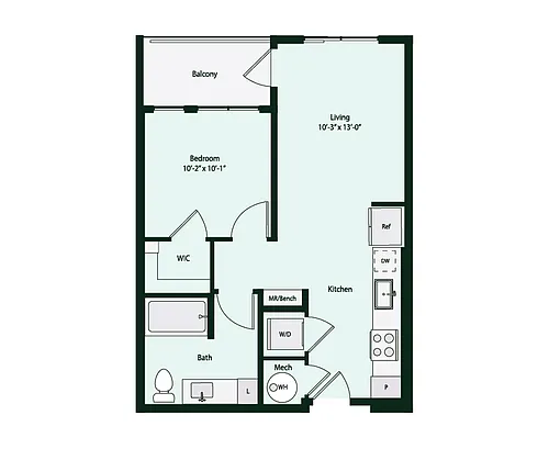 Floor plan E1