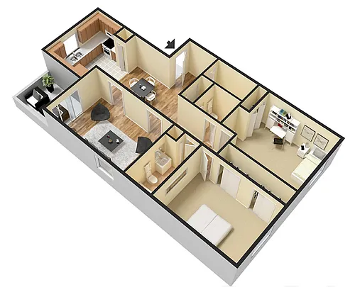 Floor plan The Lansing