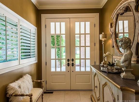 Inside the Entryway.  Beautiful tiled floor