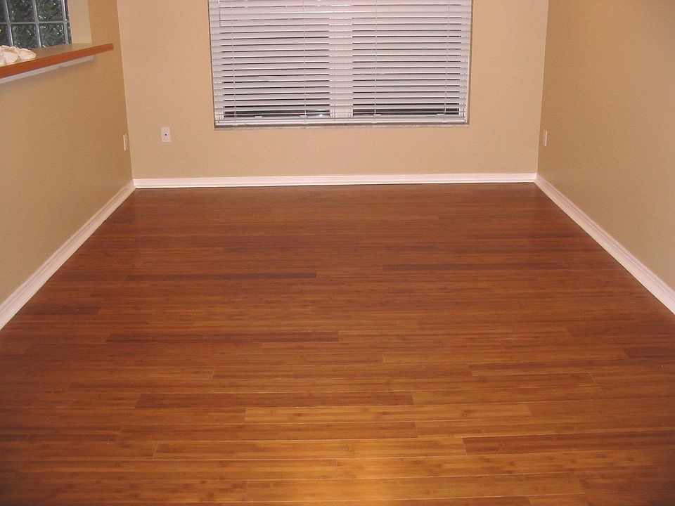 Dining Room - new bamboo wood floors