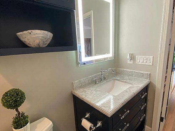 Master Bathroom LED Mirror