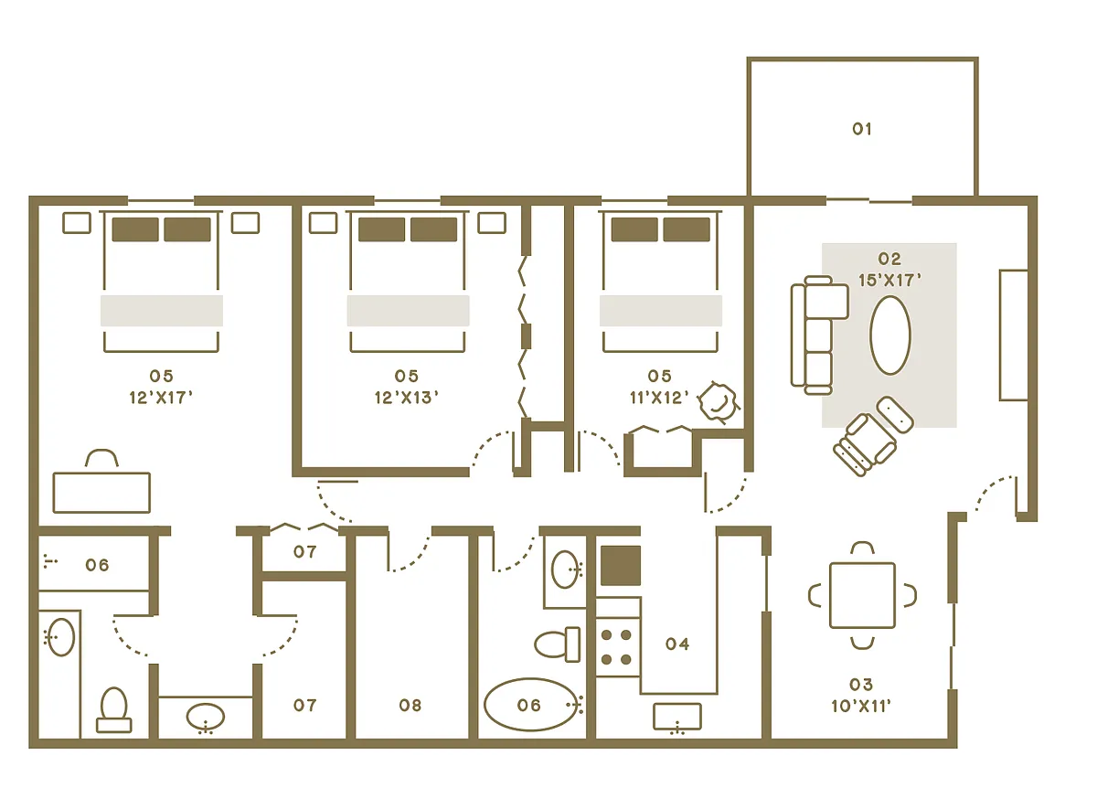 Floor plan C1