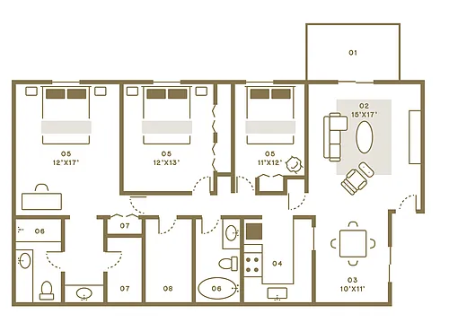 Floor plan The Highland