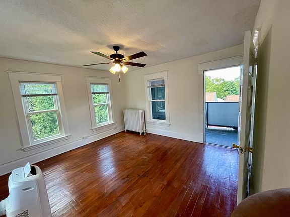 Master bedroom with porch
