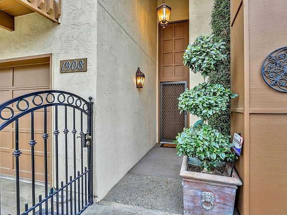 There is a large covered entry porch...