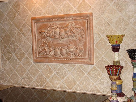 Custom back splash