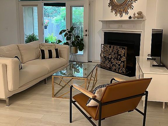 Living Room with Fireplace