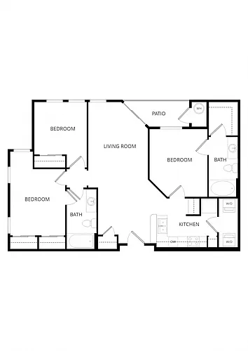 Floor plan 3 Bed