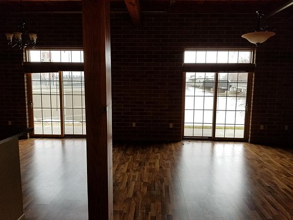 Double French doors to patio.