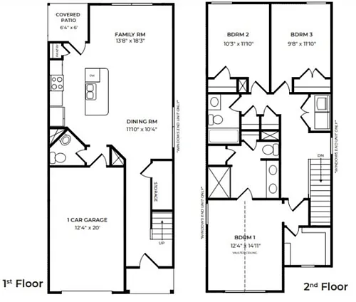 Floor plan Maywood