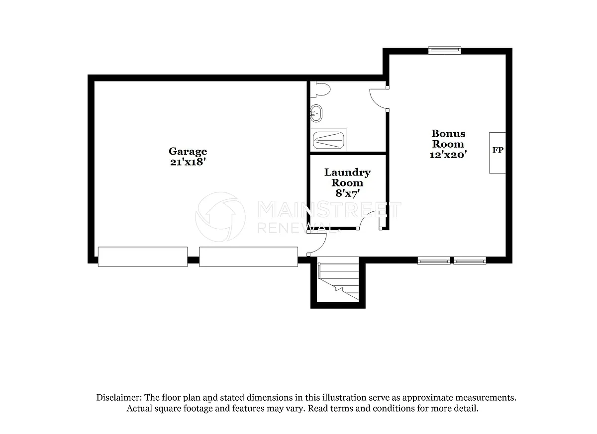 Floor Plan - 404 SW Redwood Dr