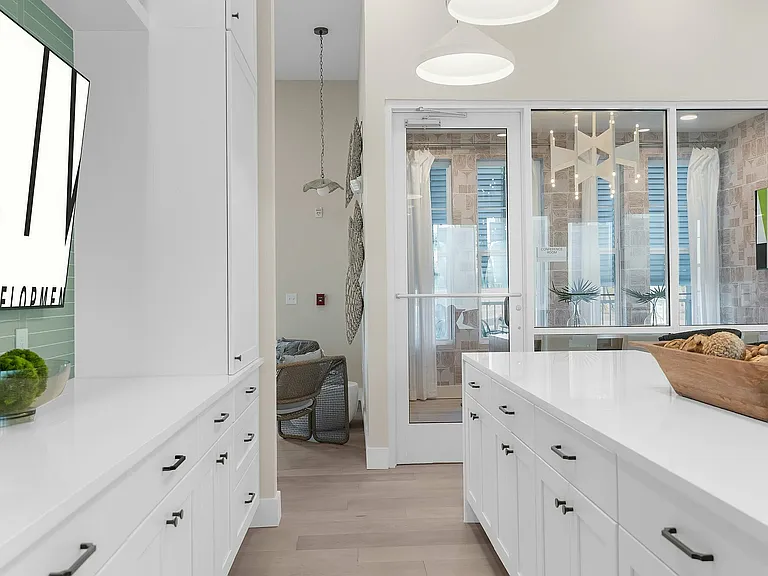 Experience modern elegance with this stylish kitchen and dining space, perfect for entertaining.
