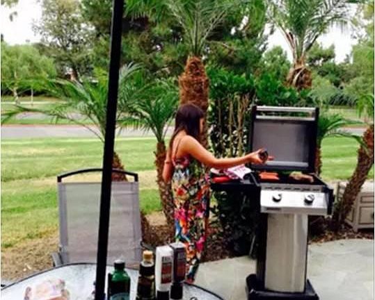Back porch open to entertaining