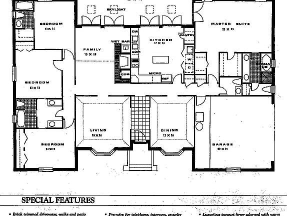 Floorplan before addition 