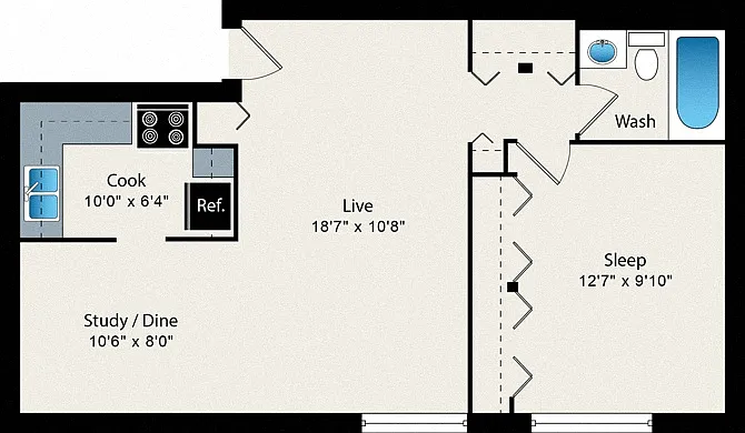 Floor plan A6