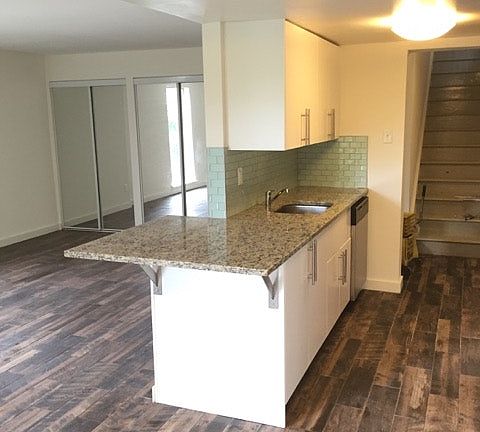 Open Kitchen with Granite Counters
