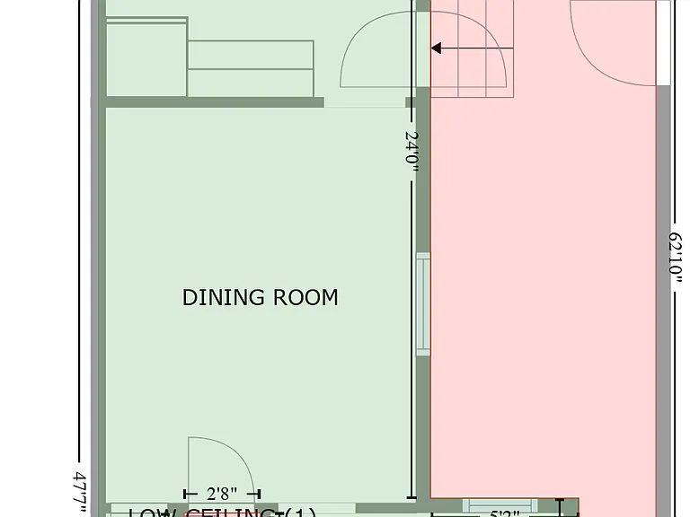 1st Floor - showing outdoor courtyard area