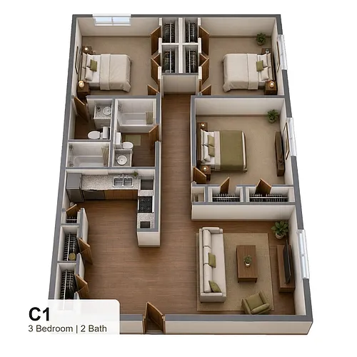 Floor plan C1