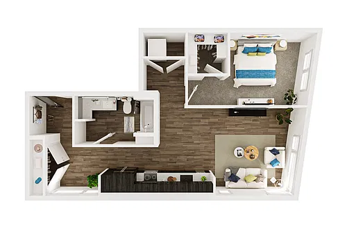 Floor plan Catamaran