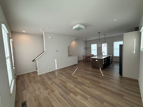 Open floor plan on main level