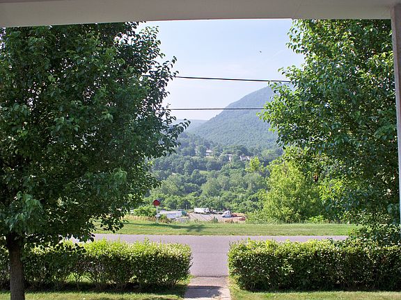 View of valley from porch