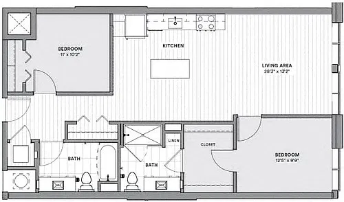 Floor plan B22