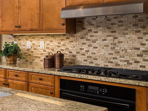 Beautiful backsplash storage