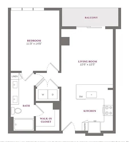 Floor plan 1X1 A5