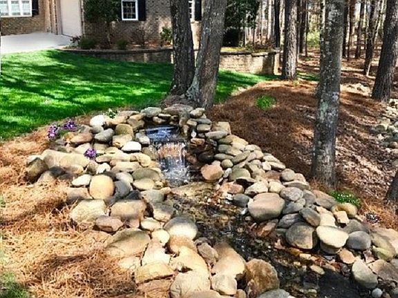 Stone Waterfall feature!