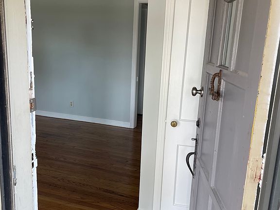 entry door and closet