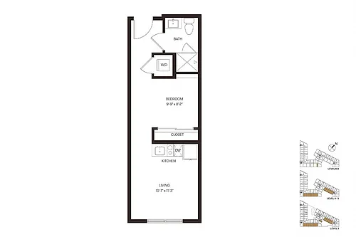 Floor plan Studio S1