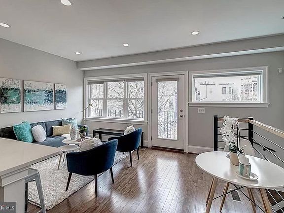 Open living space with balcony