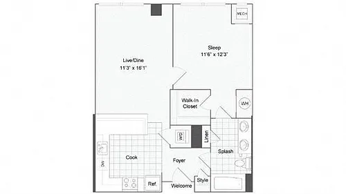 Floor plan Aspen Hill