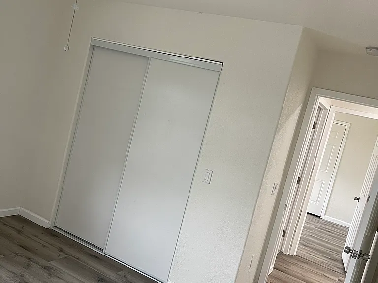 bedroom with closet