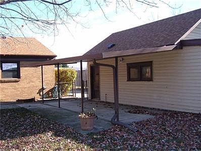 Very nice, large covered patio with totally fenced in back yard.