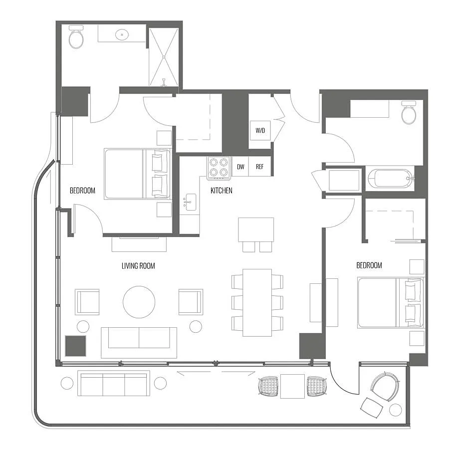 Floor plan Model B2