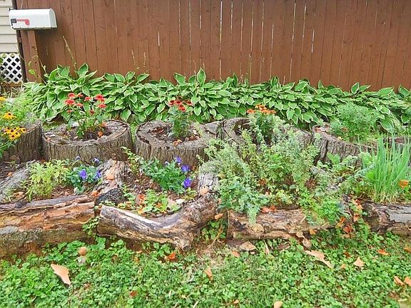 Beautiful gardens welcome you home