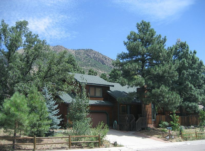 Front of house with Mt. Elden in background