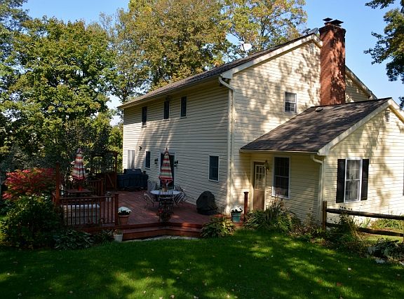 Large rear deck