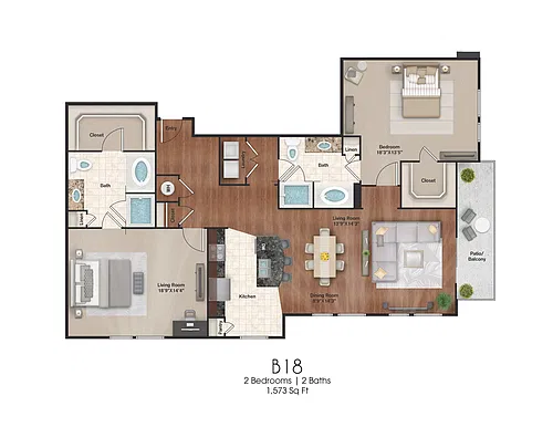 Floor plan B18