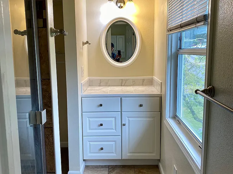 Part of master bath.