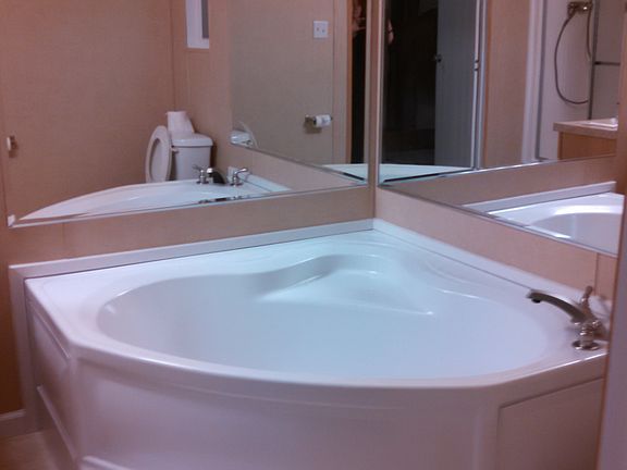Garden tub in Master Bath