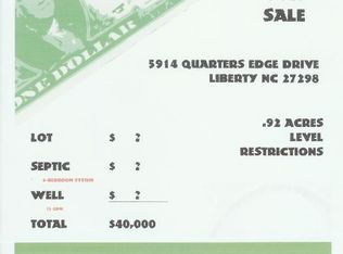 5914 Quarters Edge Dr, Liberty, NC 27298