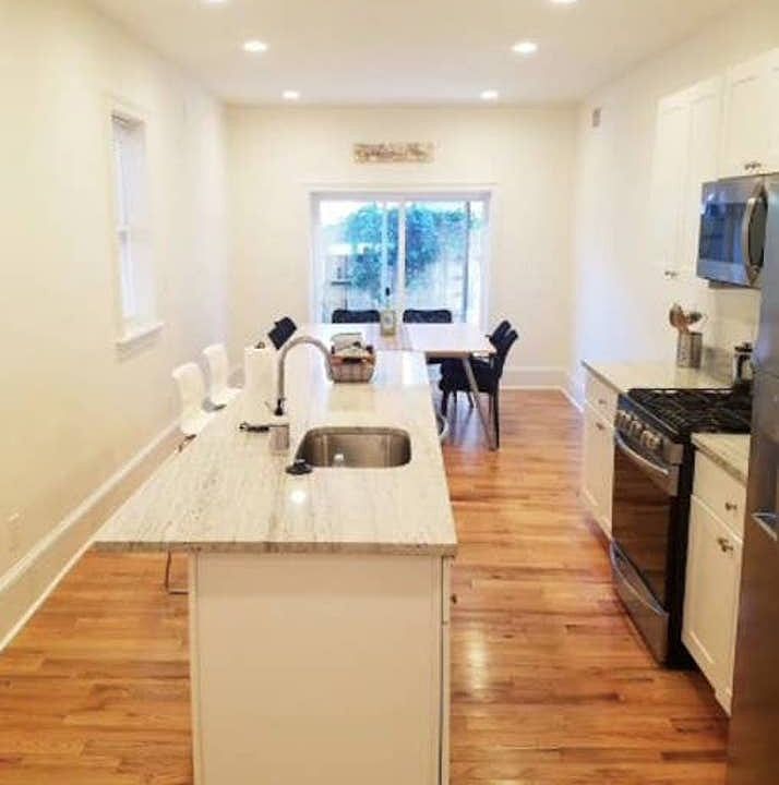 Kitchen and dining area