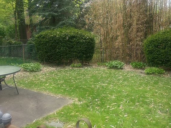 Fenced in private yard